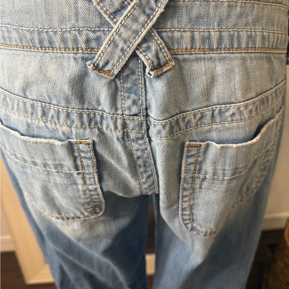 Aeropostale Light Blue Low Waisted Wide Leg Jeans - Picture 5 of 8